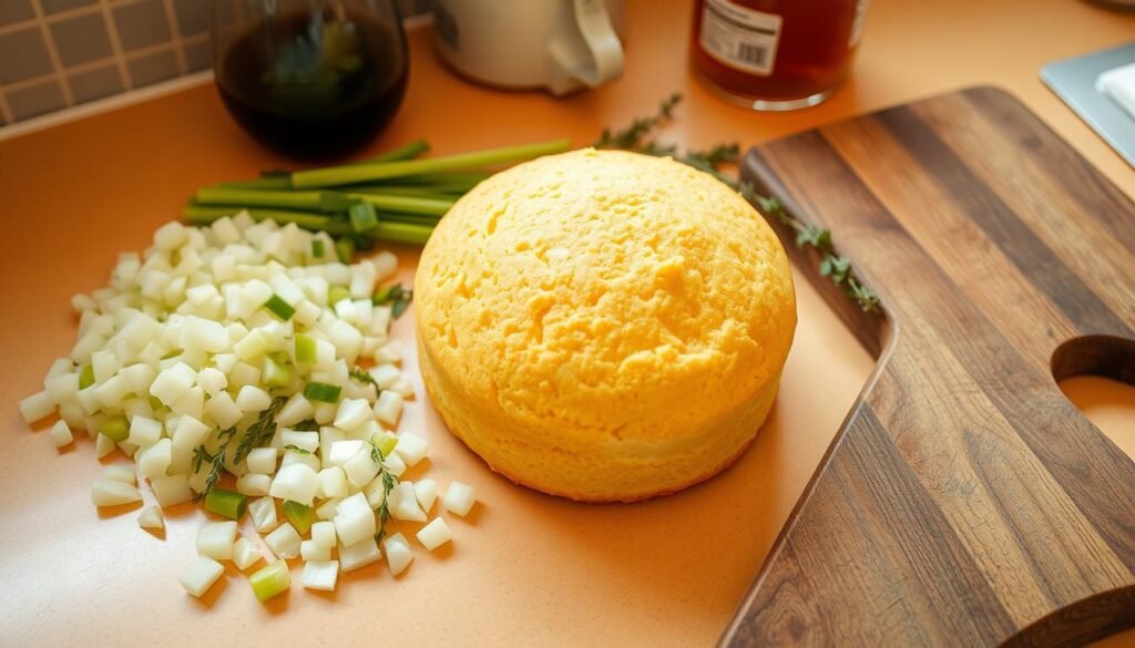 Cornbread Dressing Preparation Cornbread Dressing Preparation