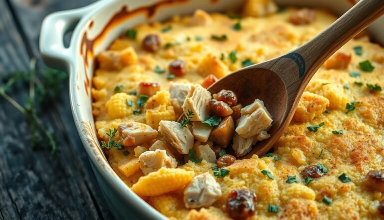 cornbread dressing with chicken